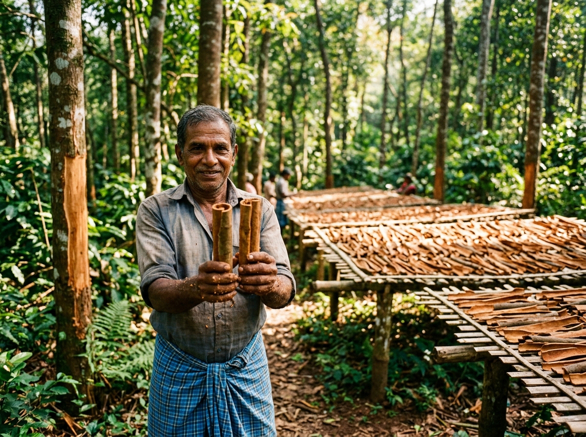 Western Ghats Cassia Bark Forest Harvest