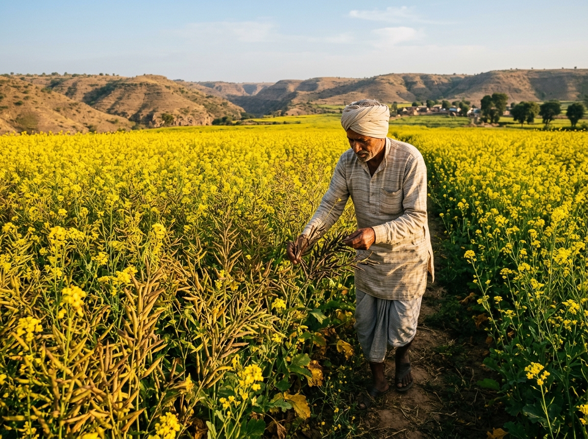 Chambal Valley Morena Mustard Crop