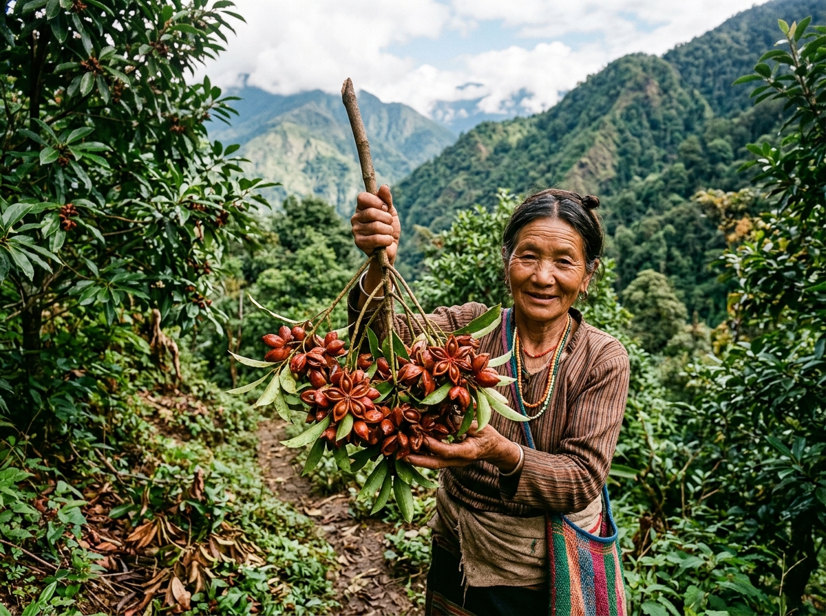 Arunachal Pradesh Star Anise Forest Orchard